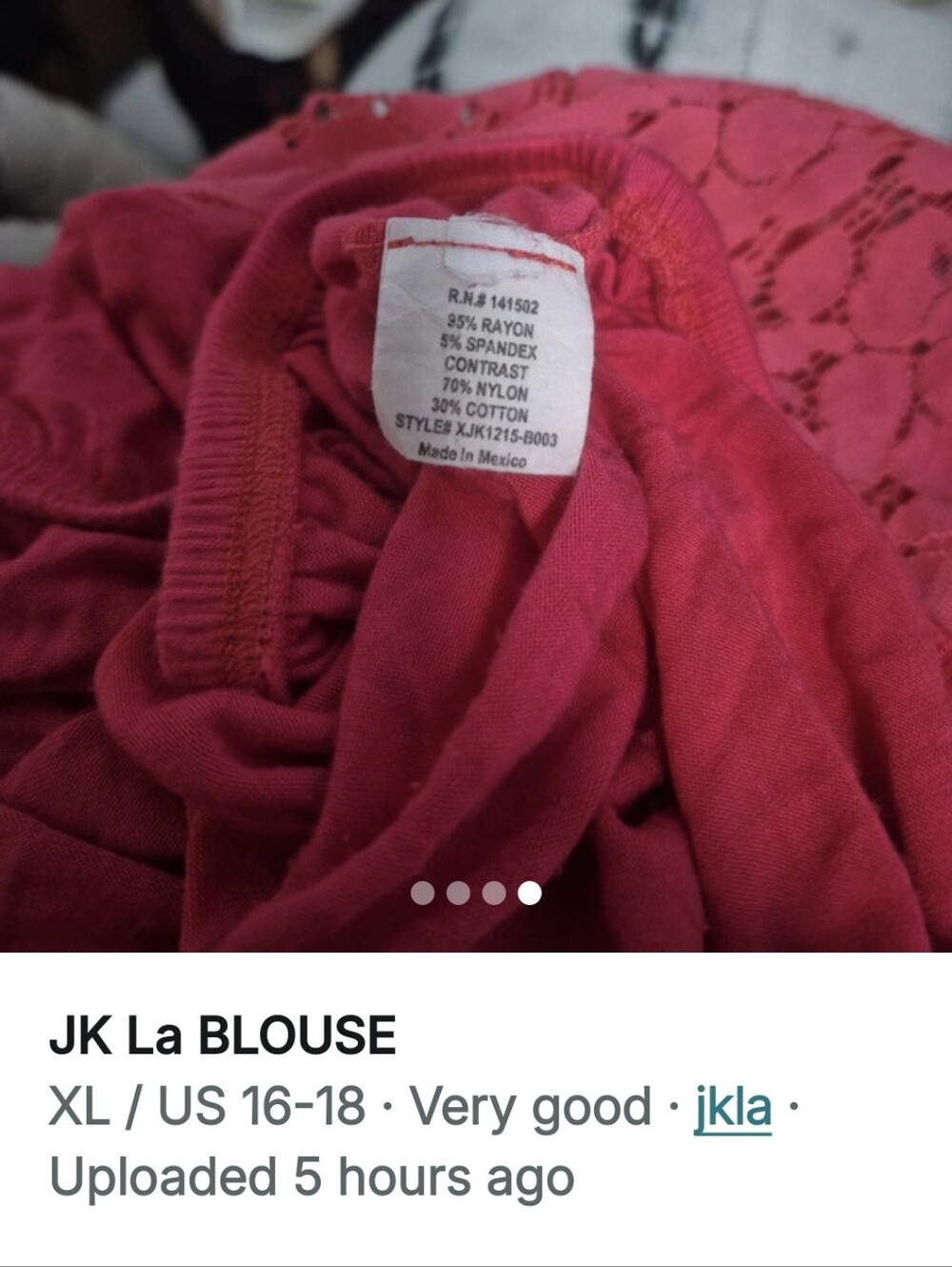 A JKLA Very Cool Blouse - Picture 4 of 4